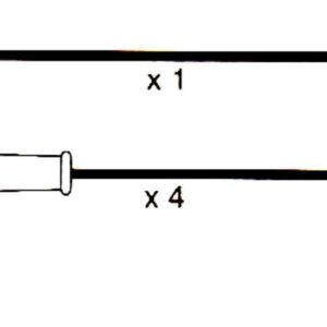 Asia Rocsta 4x4,  Formula Power 10mm Race Performance Ht Spark Plug Leads Fp647