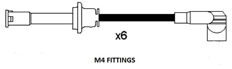 Fiat Crome 2.5. V6 10mm Formula Power Race Performance Lead Set. Fp553