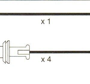 Lancia Dedra Delta 2.0 Formula Power Original 10mm Race Performance Ht Leads