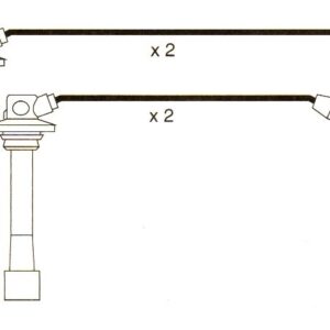 Mazda 626 Mk4 1.8 Inj. 16v Formula Power 10mm Race Performance Lead Set. Fp380