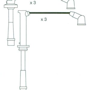 Mazda Mx3, 1.8 V6, 24v. Formula Power,race Performance Ht Plug Leads.fp843