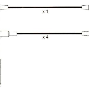 Mercedes 190e W201 2.3 2.5 Formula Power Original 10mm Race Performance Lead Set