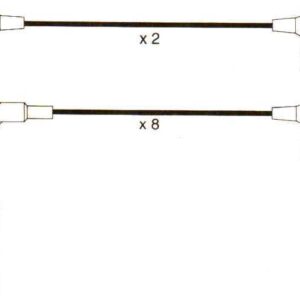 Mercedes S500 S400 4.2. Formula Power Original 10mm Race Performance Plug Leads.