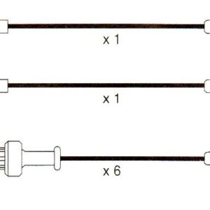 Renault 25 Espace 2.6. V6 Formula Power Original 10mm Race Performance Lead Set