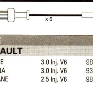 Renault Espace Laguna V6 3.0 Formula Power Original10mm Race Performance Leads