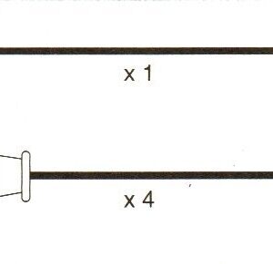 Rover 220. 420 Turbo Formula Power Red 10mm Original Race Performance Lead Set