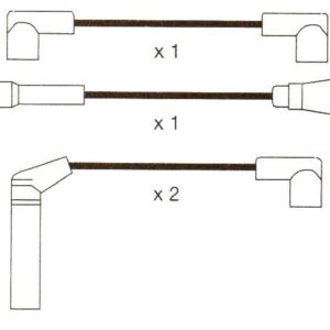 To Fit Daewoo, Matiz. Tico 800 Formula Power 10mm Race Performance Lead Set