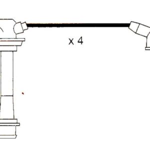 To Fit Toyota Celica Corolla, Carina 10mm Formula Power Race Performance Leads. 
