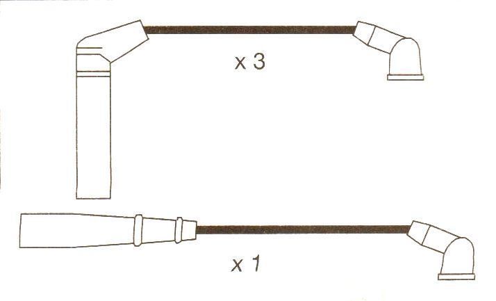 To Fit Toyota Corolla, Starlet 1.3 10mm Formula Power Race Performance Ht Leads