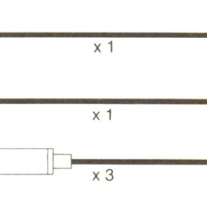 Vauxhall Cavalier Mk3 Vectra A Formula Power Original 10mm Quality Lead Set 
