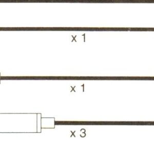 Vauxhall Cavalier Mk2 1.8. 2.0 10mm Original Formula Power Race Quality Lead Set