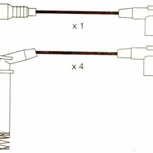 Vauxhall Nova Opel Corsa A 10mm Formula Power Race Performance Ignition Lead Set
