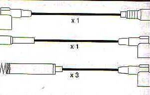 Vauxhall/opel Belmont Cavalier Kadette E Original 10mm Race Quality Lead Set