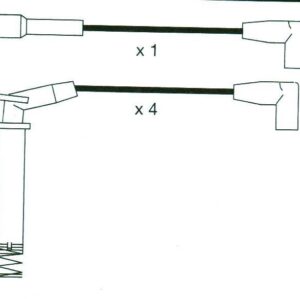 Vauxhall/opel Vectra Astra Kadette Formula Power Original 10mm Lead Sets