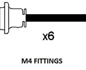 Alfa Romeo155. 2.5 Inj V6 8mm Formula Power Performance Lead Set. Fp553