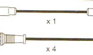 Fiat Croma Turbo Formula Power Original 10mm Performance Lead Sets. 